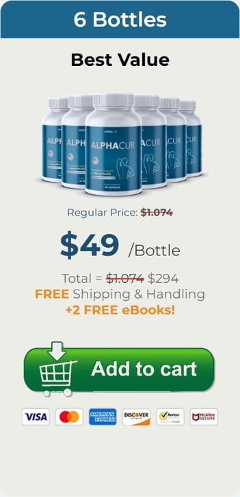 AlphaCur® - $49 Per Bottle - Free Shpping